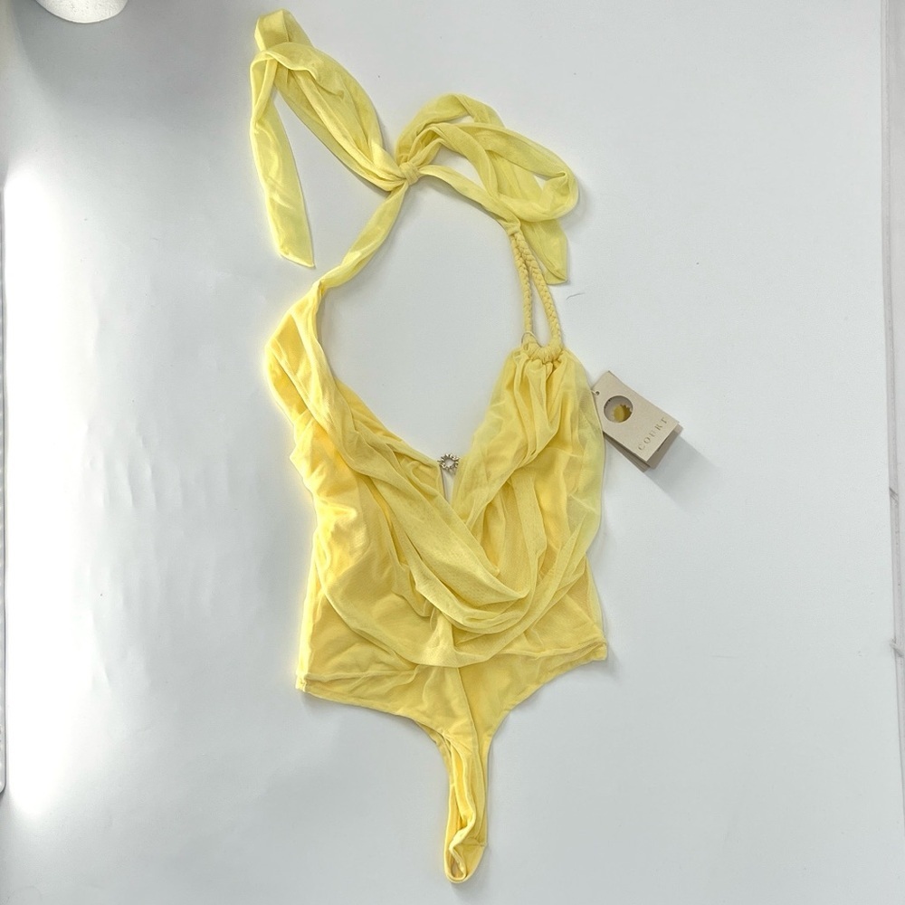 Court NWT mesh body suit women’s small
